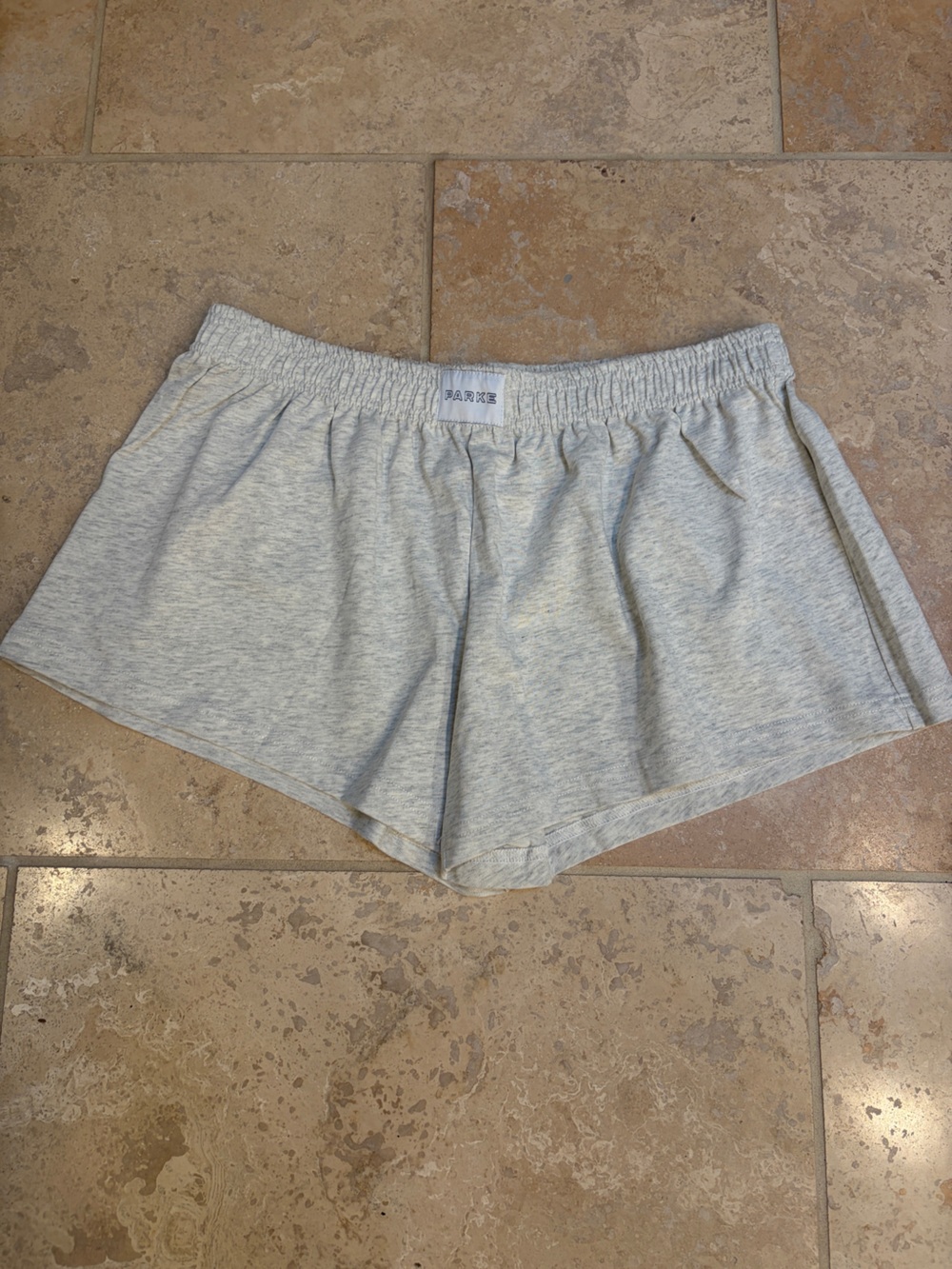 PARKE Classic Grey Cotton Boxer Shorts